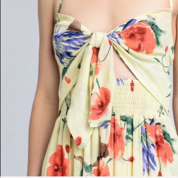 Tie-Front Double Slit Dress FIRM - Picture 4 of 4